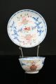 Antique Qianlong Pair Export Chinese Porcelain Bowls Cups & Saucers 18th C. Bowls photo 4
