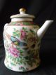 Lovely Chinese 19th Century Qing Canton Famille Rose Teapot/winepot Pots photo 1