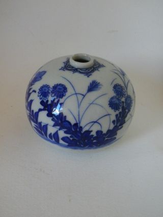 18/19th Century Chinese Vase Kangxi With Hand Painted Flowers photo