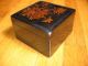 Set Of 5 Inside Stacking Vintage Lacquer Boxes - Japanese? Estate Piece Boxes photo 1