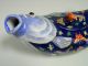 Antique/vintage Porcelain Handpainted Coverered Fish Shape Box Or Bowl 15.  5 In L Other photo 4
