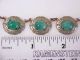 Chinese Vtg Apple Green Jade Jadeite Cabochon Enamel Dragon Brass Necklace Necklaces & Pendants photo 7