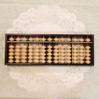 Rare Vintage Tenkaichi Soroban Abacus 13 Rods / Near Mint Made In Japan photo
