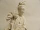 Antique Chinese Blanc De Chine Guan - Yin 19th Century Signed Kwan-yin photo 1