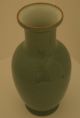 Early 20th Century Chinese Porcelain Celadon Vase With Fine Crackle Glaze Vases photo 1