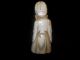 Old 18 - 19th Century Chinese Carved Ox Bone Figure / Faux Ivory Signed On Base Men, Women & Children photo 4