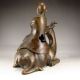 Chinese Bronze Pot & Lid - Sage & Deer Nr Pots photo 5