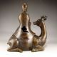Chinese Bronze Pot & Lid - Sage & Deer Nr Pots photo 6