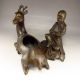Chinese Bronze Pot & Lid - Sage & Deer Nr Pots photo 7