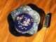 Old Chinese Cloisonne 5 Lobed Dish Or Tray - Good Age And Good Condition Bowls photo 3