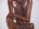 Old Chinese Hand Carved Hard Wood Statue Ox - Bone Eye ' S &teeth Other photo 5