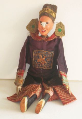 Beauty Antique Chinese Man Opera Doll photo