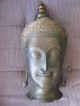 Bronze Buddha Head,  Ayutthaya Period Statues photo 2