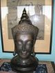 Bronze Buddha Head,  Ayutthaya Period Statues photo 7