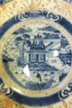 Group Of 6 Antique Chinese Blue White Porcelain Rice Grain Plates Old Estate Plates photo 2