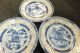 Group Of 6 Antique Chinese Blue White Porcelain Rice Grain Plates Old Estate Plates photo 7