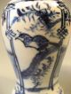 China Chinese Blue & White Figural Garden Decoration Pottery Vase Ca.  1920 ' S Vases photo 11