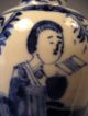 China Chinese Blue & White Figural Garden Decoration Pottery Vase Ca.  1920 ' S Vases photo 3