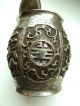 Chinese Export Solid Silver Box 150 Relief Asia photo 3