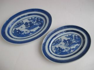 Two Antique Chinese Porcelain Plates Or Dish Jianjing Period photo