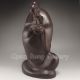 Chinese Hard Wood Statue - Laughing Buddha Nr Buddha photo 4
