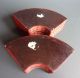 A Pair Of Old Chinese Cinnabar Scholar Boxes Fan Shaped Boxes photo 5