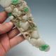 100% Natural Jadeite Jade Hand - Carved Statues - Ruyi & Pixiu Dragon Nr/xy1606 Other photo 1