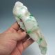 100% Natural Jadeite Jade Hand - Carved Statues - Ruyi & Pixiu Dragon Nr/xy1606 Other photo 4