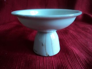18th - 19th Centry Chinese Antique Famille Rose High Foot Bowl photo