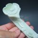 100% Natural Chinese Lantian Jade Hand - Carved Statue - - Ruyi Nr Other photo 1