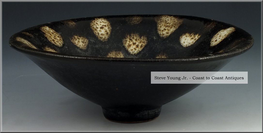 Sung Dynasty Chinese Henan Bowl W/ Splash Pattern Bowls photo