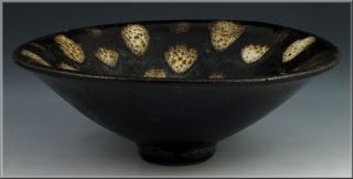 Sung Dynasty Chinese Henan Bowl W/ Splash Pattern photo