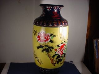 Large And Ornate Chinese Urn Signed By Various Artisans - Signed On Bottom photo