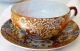 Antique Japanese Meiji Hand Painted Kutani Eggshell Tea Cup & Saucer - Millefleur Glasses & Cups photo 8