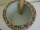 Rose Medallion Oriental Fish Bowl Or Planter W/rosewood Stand Bowls photo 4