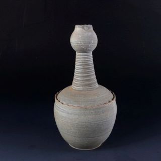 China The Kiln Green Glaze Lotus Mouth Garlic Bottle All Hand - Made Porcelain 26 photo
