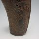 Old Antique 18 - 19th Chinese Ox Horn Carved Jiao Cup Nr/pc1615 Other photo 1