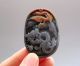 100% Chinese Huanglong Jade Carved Dragon Phoenix Pendant Nr Other photo 1
