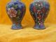 Colorful Copper Pair Vase Chinese Old Ancient Vases photo 1