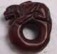 18 ' C Rare Exquisitive Antique Chinese Ring Wood Hand Craft Carving No Rerserve Rings photo 10