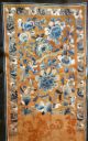 Chinese Embroidered Silk And Metallic Panel,  Qing Dynasty,  19th Century,  56in. Robes & Textiles photo 2