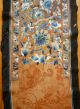 Chinese Embroidered Silk And Metallic Panel,  Qing Dynasty,  19th Century,  56in. Robes & Textiles photo 7