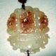 Antique Chinese Openwork Carved Jade Pendant Lotus Flower Basket Necklaces & Pendants photo 3