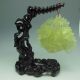 100% Natural Xiu Jade Hand - Carved Statue (with A Certificate) - Pumpkin Nr/xy1841 Other photo 1