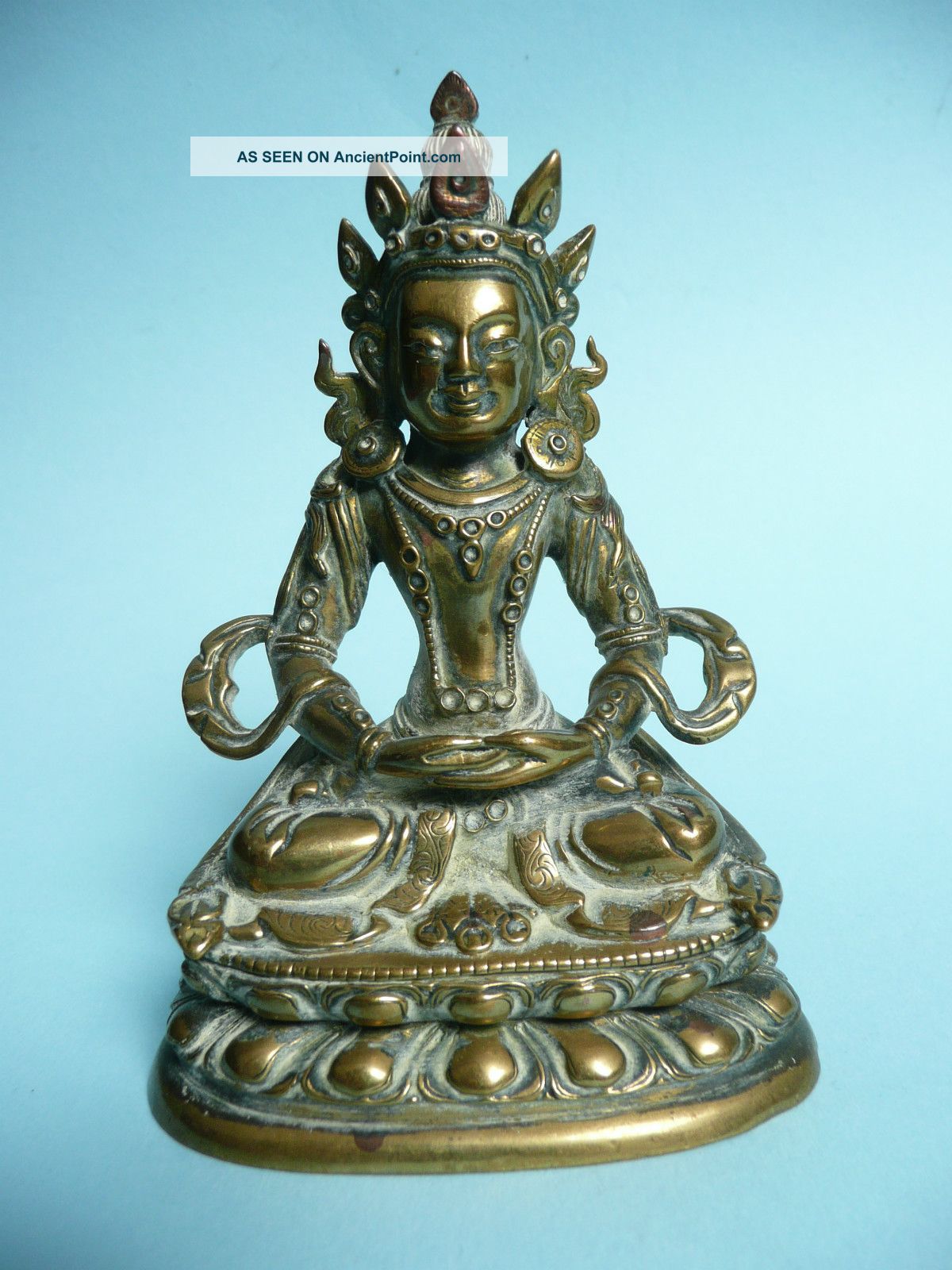 Chinese Antique Bronze Buddha Figure. . . . . . . . . . . . . . . . . . . . . . . . . . . . . . . . . . . .  Ref.  3749 Other photo