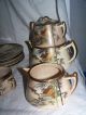 Vintage Asian Chinese Japanese Tea Set Lot Cups Saucers Plates Creamer Sugar Unknown photo 3