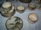 Vintage Asian Chinese Japanese Tea Set Lot Cups Saucers Plates Creamer Sugar Unknown photo 5