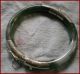 53mm Chinese Jade Hinged Bangle Silver 925 With Safty Chain Antique Sty Gift Bracelets photo 1