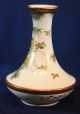 Vintage Japanese Satsuma Art Pottery Vase Bamboo & Bird Decoration Artist Signed Vases photo 1