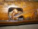 19th C Chinese Bamboo Hand Carved Junk / Fishing Boat W/ Figures Other photo 11